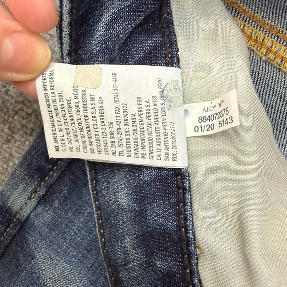 American Eagle Next Level Airflex Slim Straight Jeans Men's size 40 40x32 - Picture 7 of 13